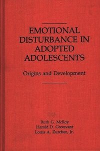 bokomslag Emotional Disturbance in Adopted Adolescents