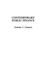 bokomslag Contemporary Public Finance