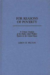 bokomslag For Reasons of Poverty