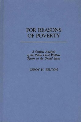 bokomslag For Reasons of Poverty