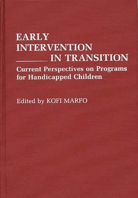 bokomslag Early Intervention in Transition