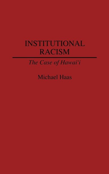 bokomslag Institutional Racism