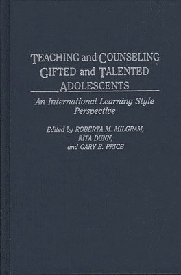 Teaching and Counseling Gifted and Talented Adolescents 1