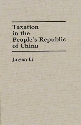 Taxation in the People's Republic of China 1