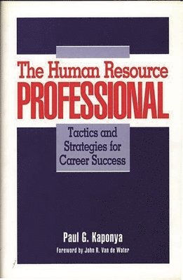 bokomslag The Human Resource Professional