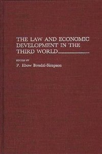 bokomslag Law and Economic Development in the Third World