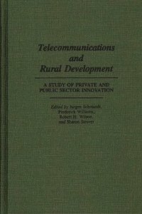 bokomslag Telecommunications and Rural Development