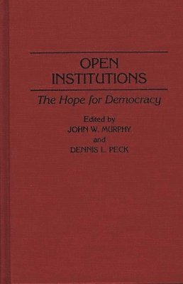 bokomslag Open Institutions