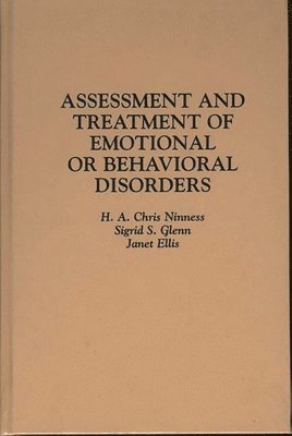 Assessment and Treatment of Emotional or Behavioral Disorders 1