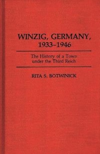 bokomslag Winzig, Germany, 1933-1946