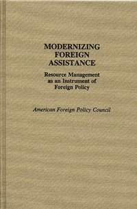 bokomslag Modernizing Foreign Assistance