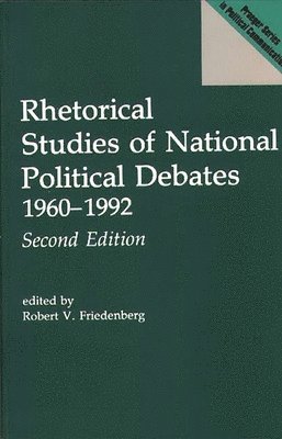 Rhetorical Studies of National Political Debates 1