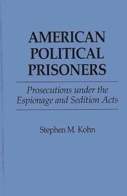 bokomslag American Political Prisoners