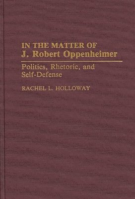 In the Matter of J. Robert Oppenheimer 1