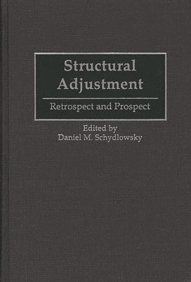 bokomslag Structural Adjustment