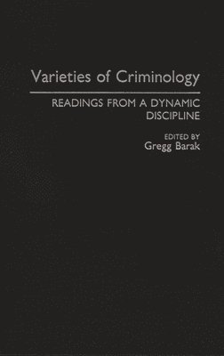 bokomslag Varieties of Criminology