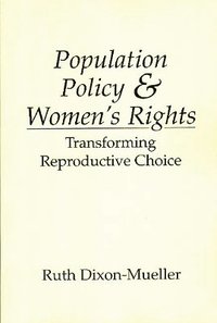 bokomslag Population Policy and Women's Rights