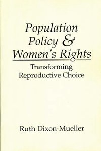 bokomslag Population Policy and Women's Rights