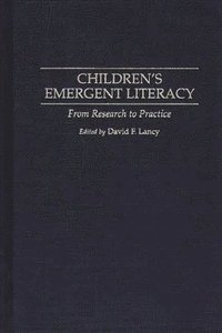 bokomslag Children's Emergent Literacy