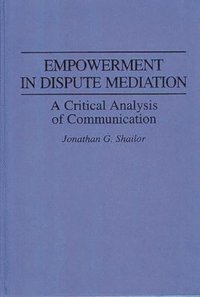 bokomslag Empowerment in Dispute Mediation