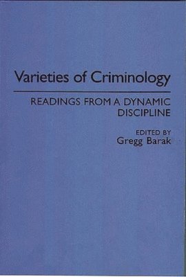 bokomslag Varieties of Criminology