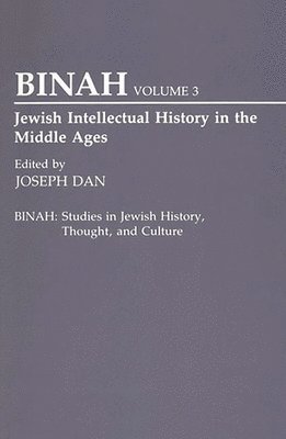 Jewish Intellectual History in the Middle Ages 1