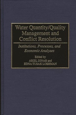 bokomslag Water Quantity/Quality Management and Conflict Resolution
