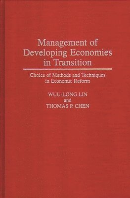 bokomslag Management of Developing Economies in Transition