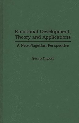 bokomslag Emotional Development, Theory and Applications