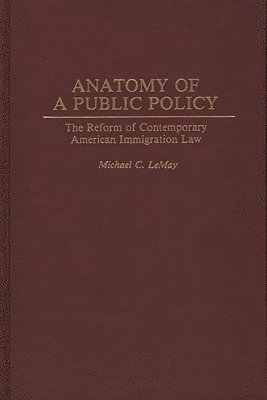bokomslag Anatomy of a Public Policy