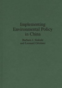 bokomslag Implementing Environmental Policy in China