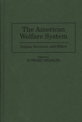 bokomslag American Welfare System
