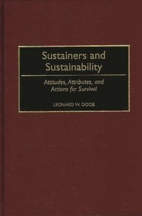 bokomslag Sustainers and Sustainability