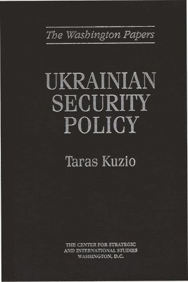 bokomslag Ukrainian Security Policy
