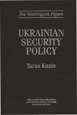 bokomslag Ukrainian Security Policy