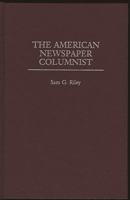 American Newspaper Columnist