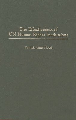 bokomslag Effectiveness of UN Human Rights Institutions