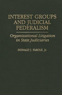 bokomslag Interest Groups and Judicial Federalism