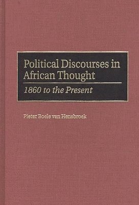 bokomslag Political Discourses in African Thought