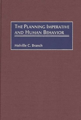 bokomslag Planning Imperative and Human Behavior