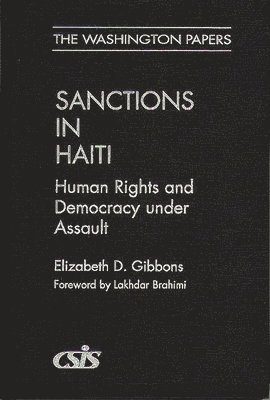 bokomslag Sanctions In Haiti