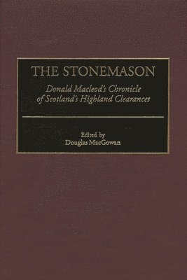 Douglas MacGowan, Douglas Macgowan, Douglas MacGowan - Stonemason, Inbunden