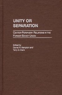 bokomslag Unity or Separation