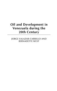 bokomslag Oil and Development in Venezuela during the 20th Century