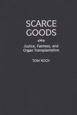 bokomslag Scarce Goods