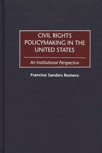 bokomslag Civil Rights Policymaking in the United States
