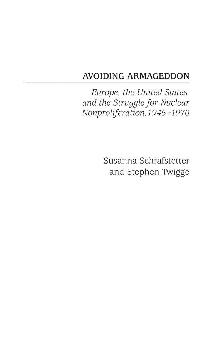 Avoiding Armageddon 1