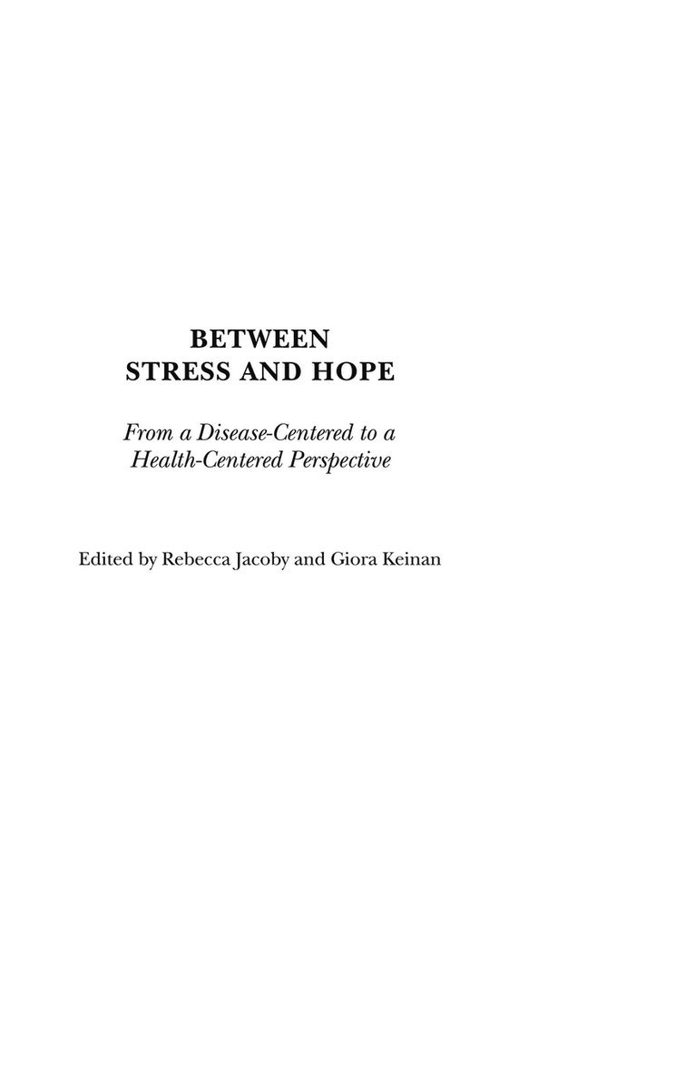 Between Stress and Hope 1