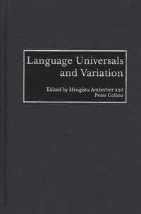 bokomslag Language Universals and Variation