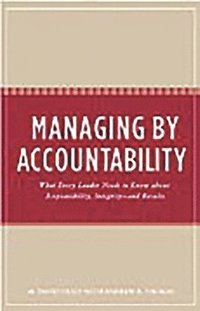 bokomslag Managing by Accountability